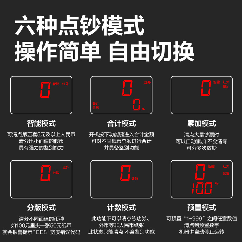 Deli 3928 Currency Detector Small Commercial Supermarket Cashier Counting Machine 2025 New Rmb Counting Machine
