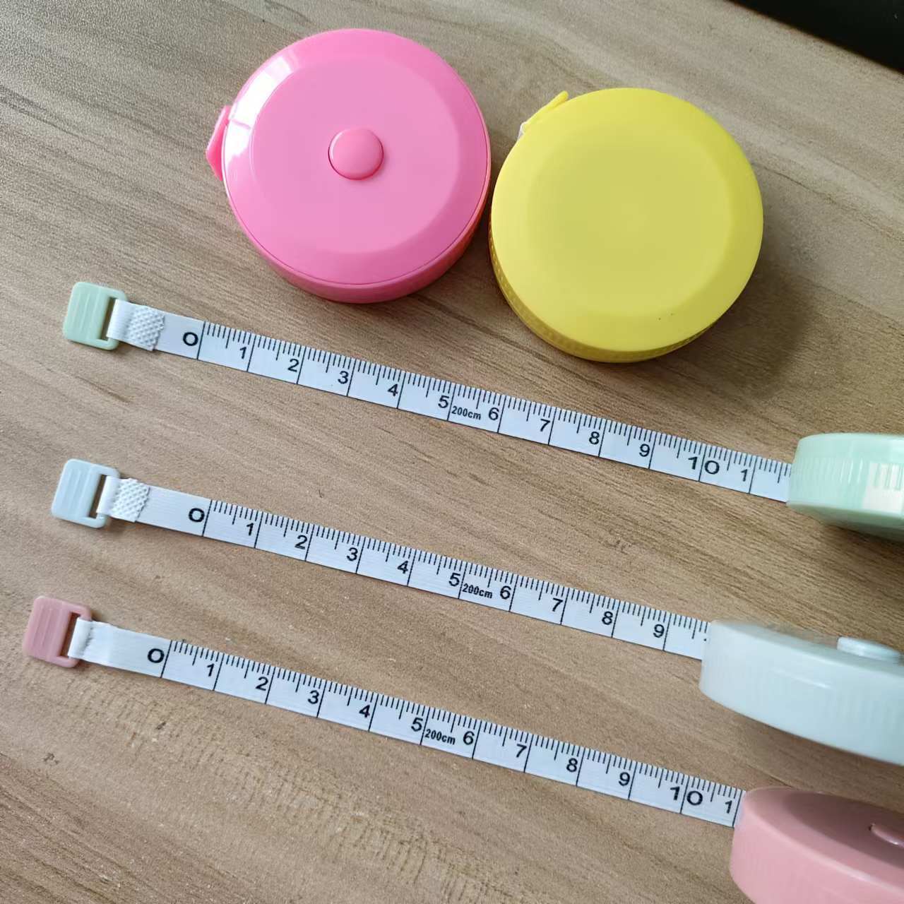 2 meters tape measure measure three circumference height special ruler plastic tape measure portable 2m small soft ruler measure clothing soft ruler logo gift