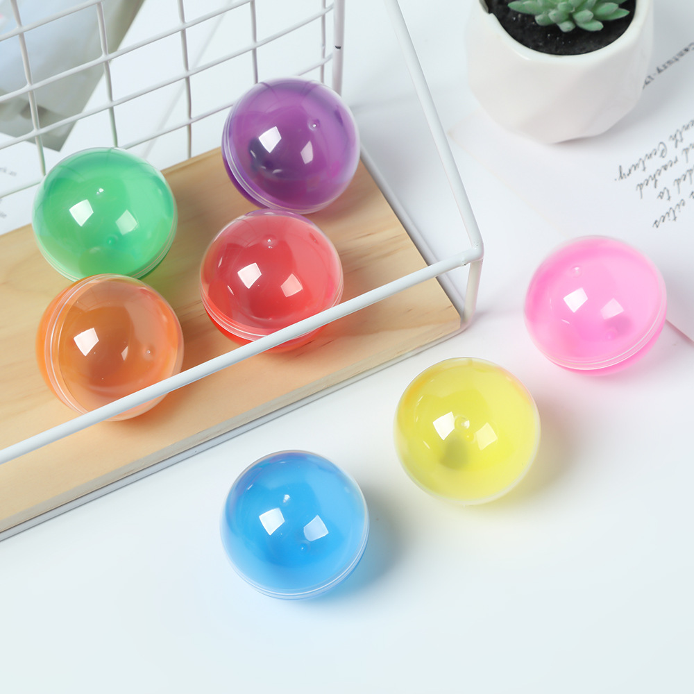 38MM Lottery Ball Gift Shell Opening Lottery Ball Lottery Ball Draw Game Annual Meeting Empty Shell Hollow Ball Gashapon