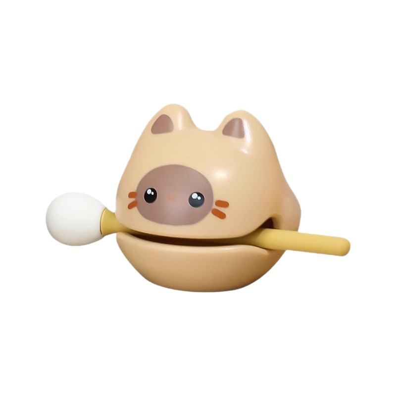 Decompression Wooden Fish Tapping Meditation Ornaments Office Workstation Emotional Stability Toys Cute Buddhist Birthday Desktop Ornaments