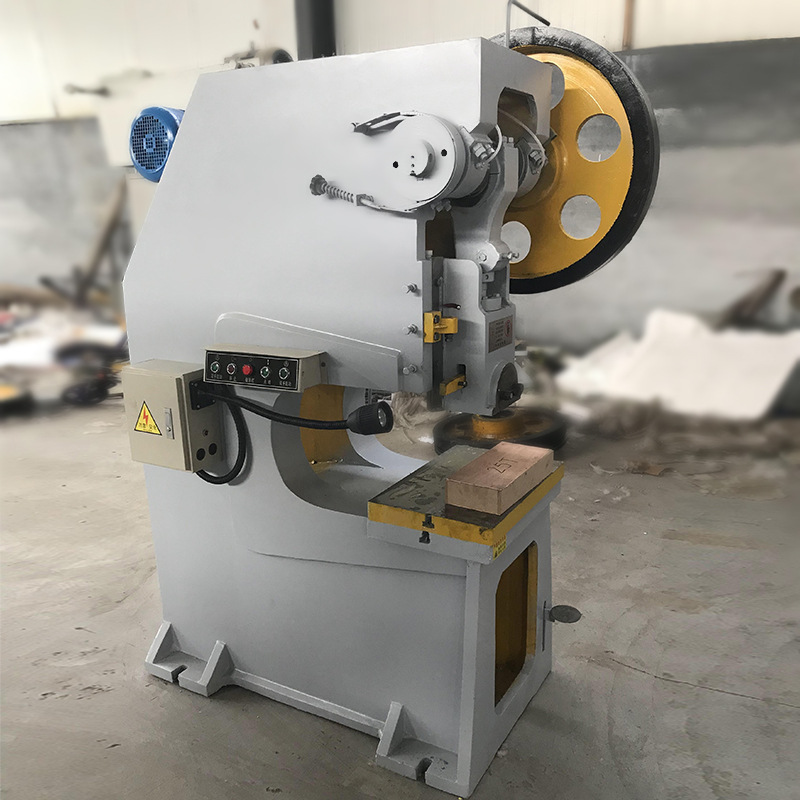 25-Ton Punch Press with Cast Iron Body and Steel Plate Welding, Optional Dual-Hand Safety Operation, Integrated Die-Cutting and Forming Machine