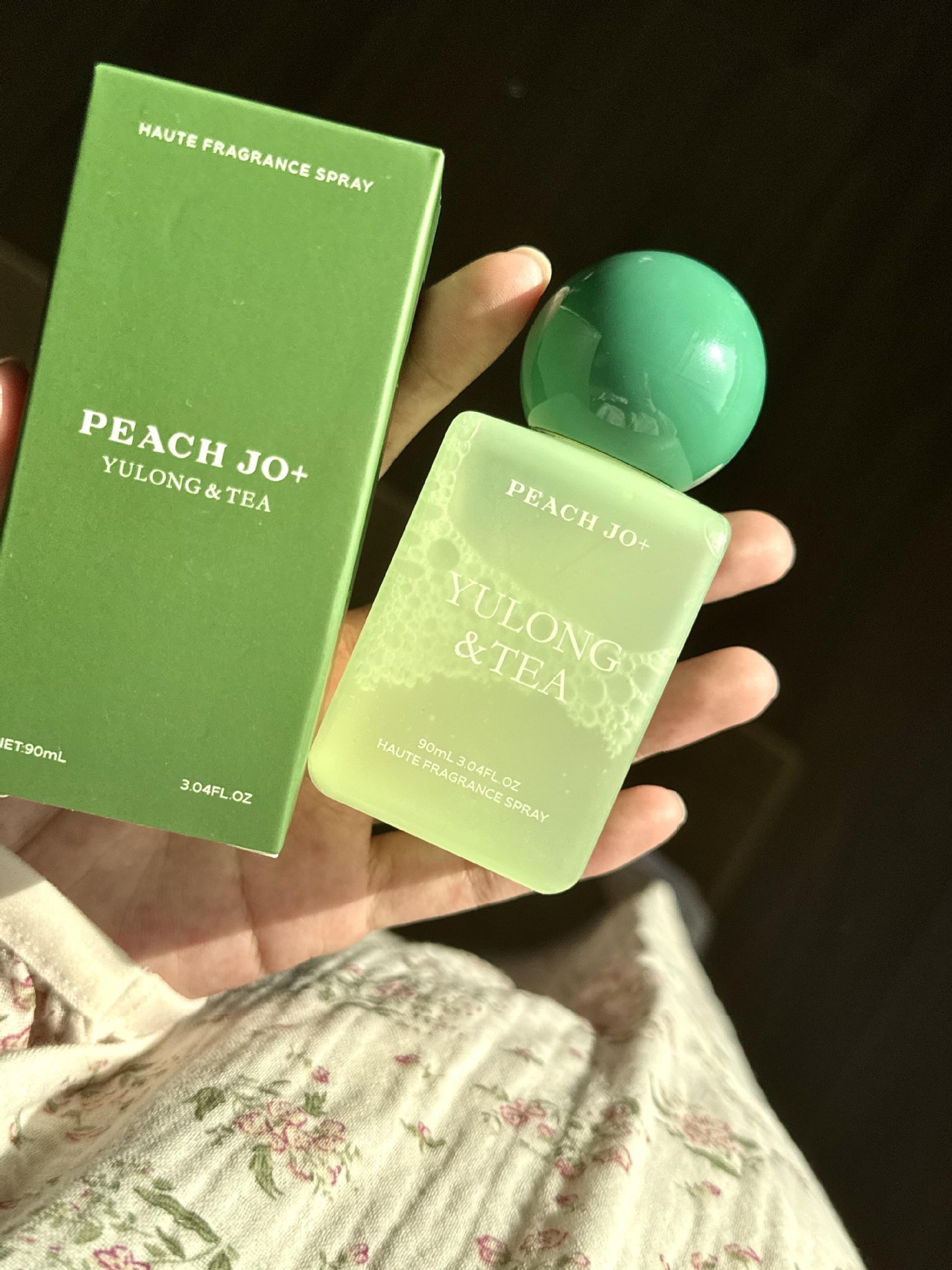 Peach Jo+ Tea + Green Jasmine Is so Fragrant, Yulong Tea Has a Long-Lasting Fragrance, Fresh Clothing Fragrance Spray, Women's Perfume