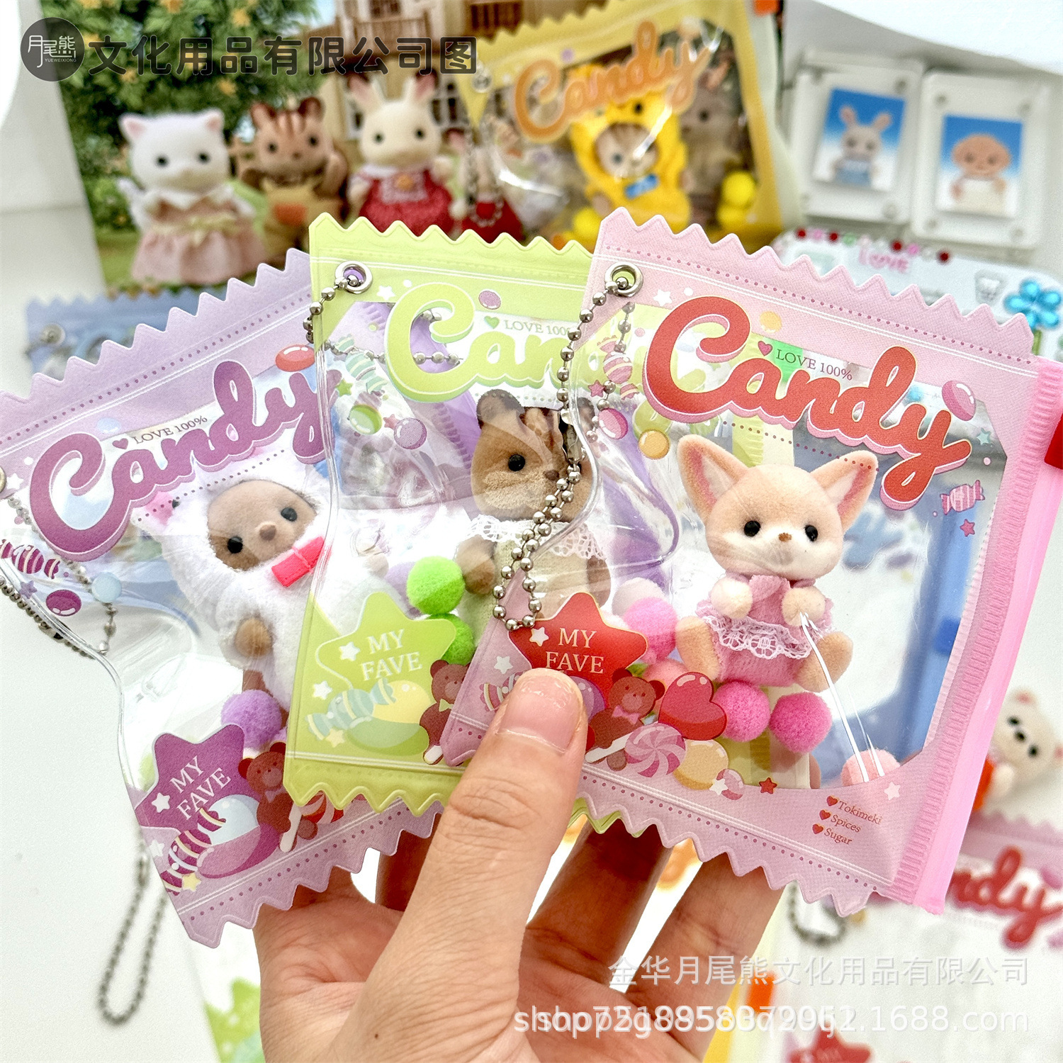 Candy display zipper bag baby bag pvc yum storage bag go out decorative bag dustproof portable candy bag