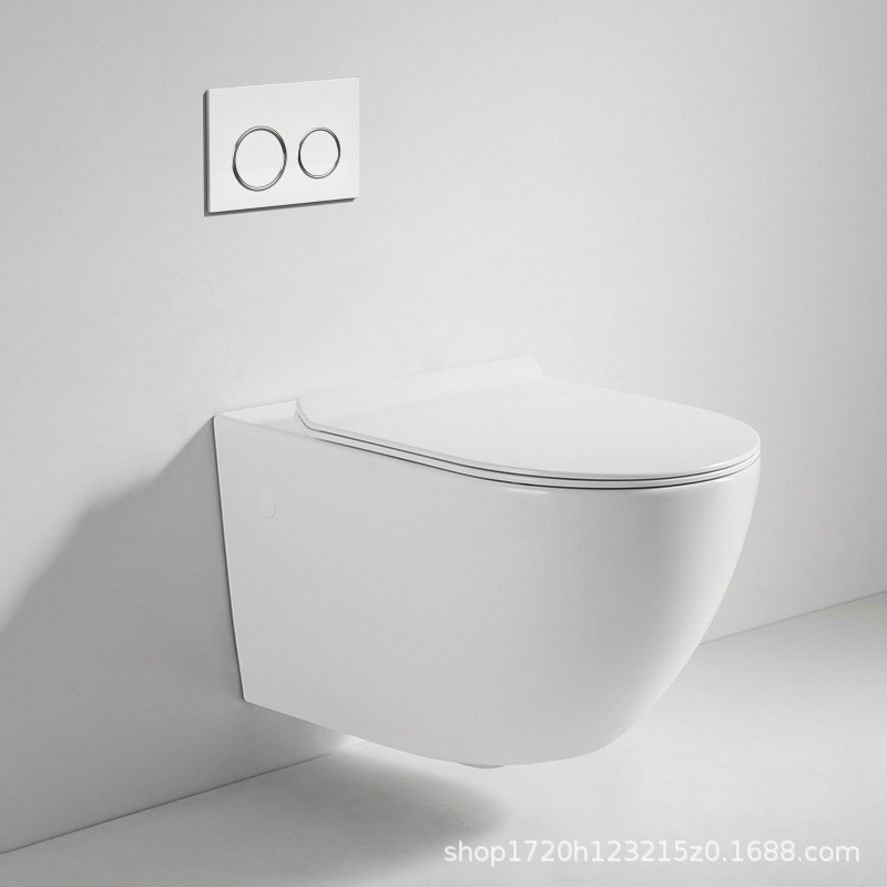 Ce Exports Hotel Toilet Engineering Bathroom Hanging Ceramic Toilet Wall Row Wall Hanging Concealed Wall-Mounted Toilet