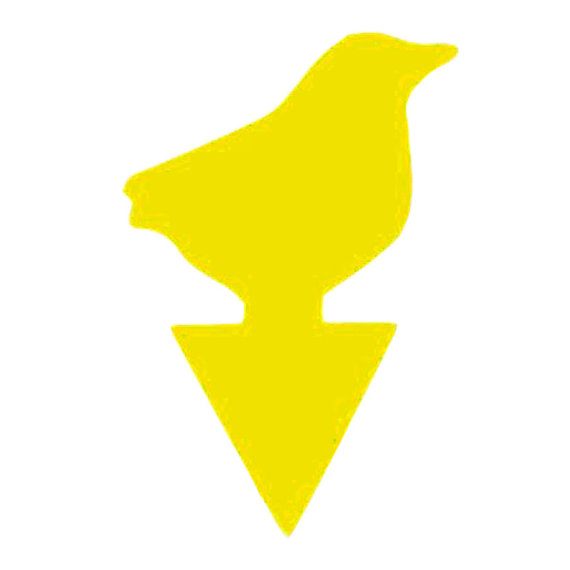 Cross-border Amazon foreign trade popular spot sticky board special-shaped board double-sided yellow board new special-shaped sticky board wholesale