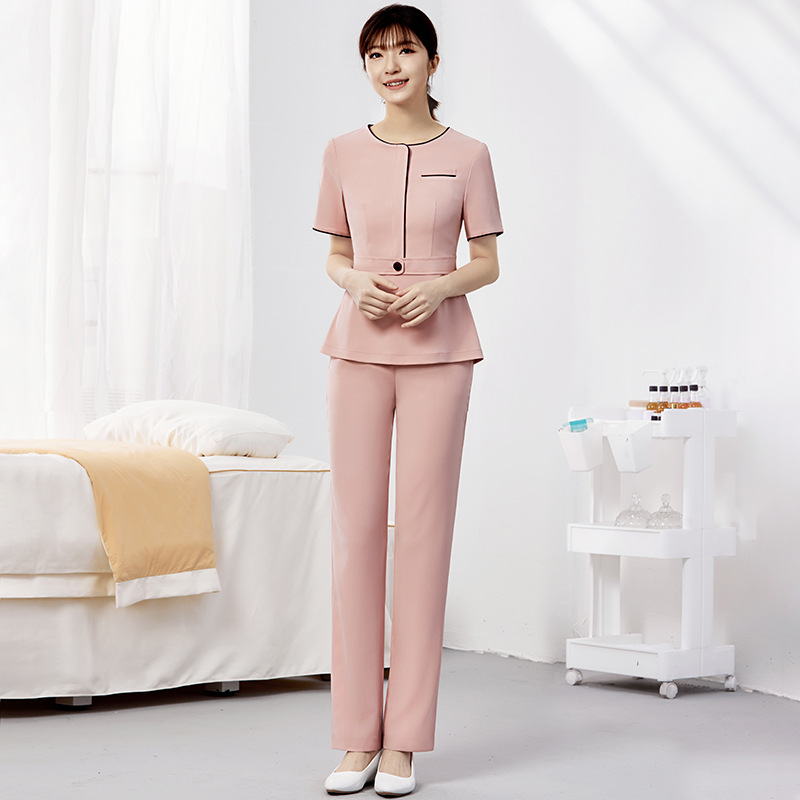 Xiangchunniao Classy Light Medical Beauty Care Nurse Uniform Suit Women's Spring and Summer Beauty Salon Dental Oral Pharmacy Work Clothes