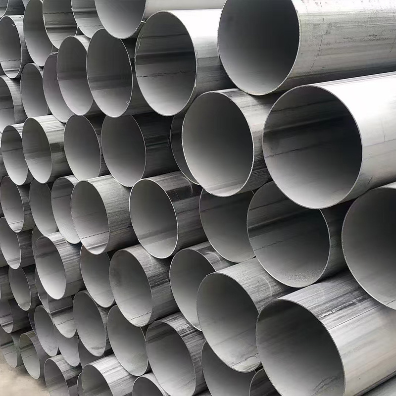 304/316L Large Diameter Stainless Steel Welded Pipe in Stock, 304 Thick-Walled Industrial Cutting Laser Cutting Available