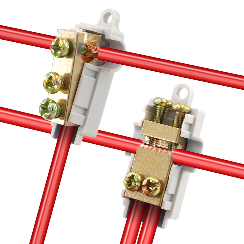 T-Type Splitter High-Power Quick Terminal Block Wire Branch Connector Connector One in Two Out Four Out