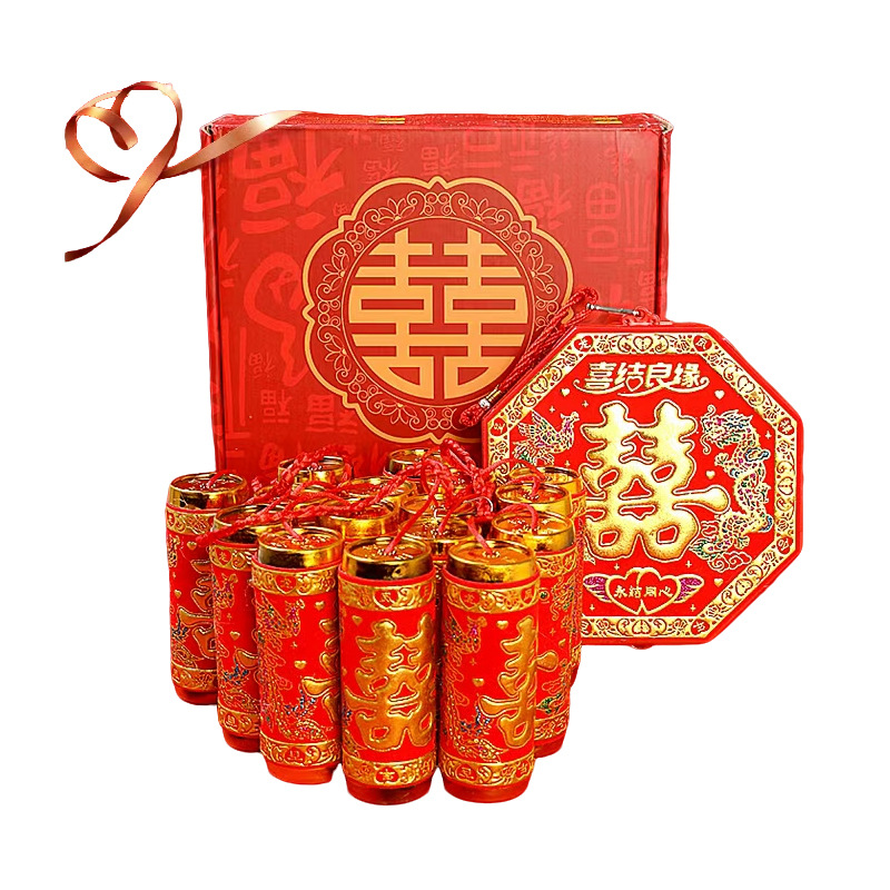 Thunder Cannon Electronic Firecracker for Home Use, Extra Loud Wedding Electronic Salute Firecracker, Firecracker Whip for Housewarming, Fake Rechargeable Firecracker Whip