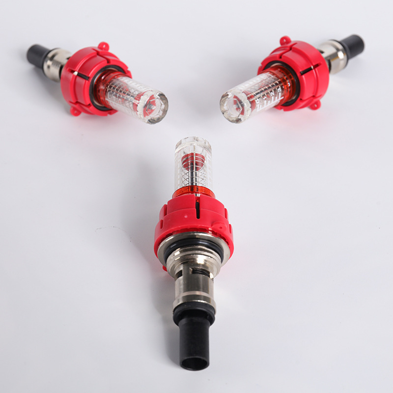 Water Distributor Flow Meter Branch Line Visual Flow Adjustment Water Distributor Accessories in Stock Natural Color Independent Packaging