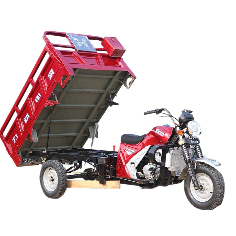 Three-Wheeled Gasoline Motorcycle Agricultural Heavy-Duty Three-Wheeled Motorcycle Zongshen Power Dump Truck Fuel Vehicle