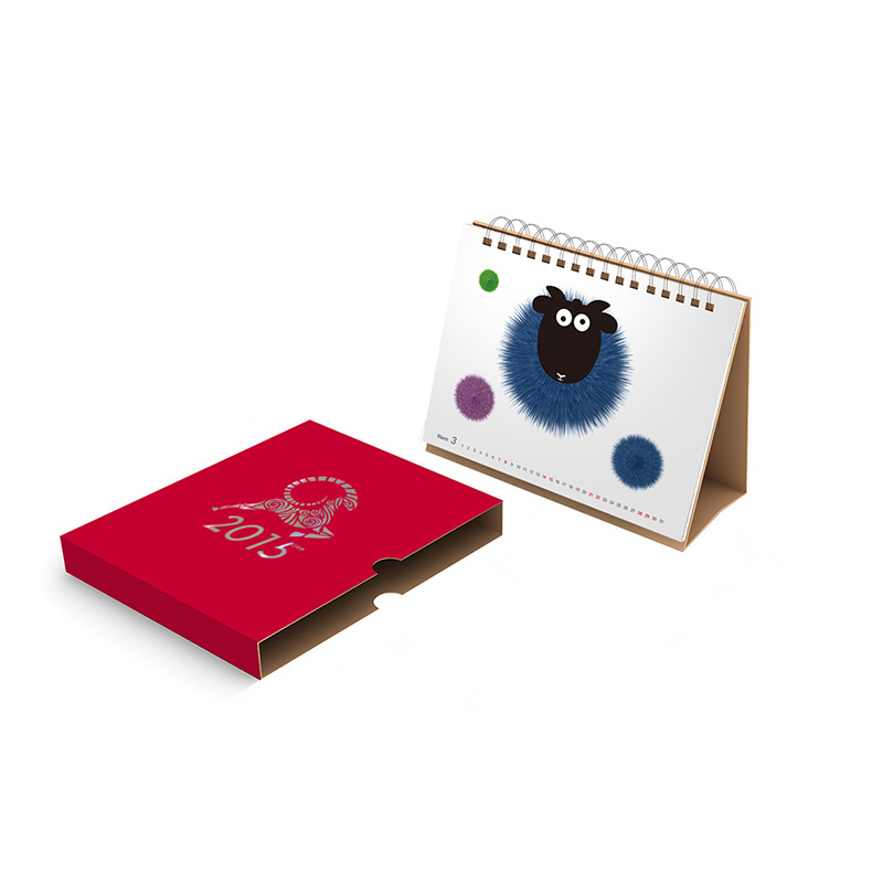 2026 Desk Calendar Printing Company Advertising Cartoon Inspirational Monthly Calendar Creative Calendar Printable Logo Year of the Horse Desk Calendar