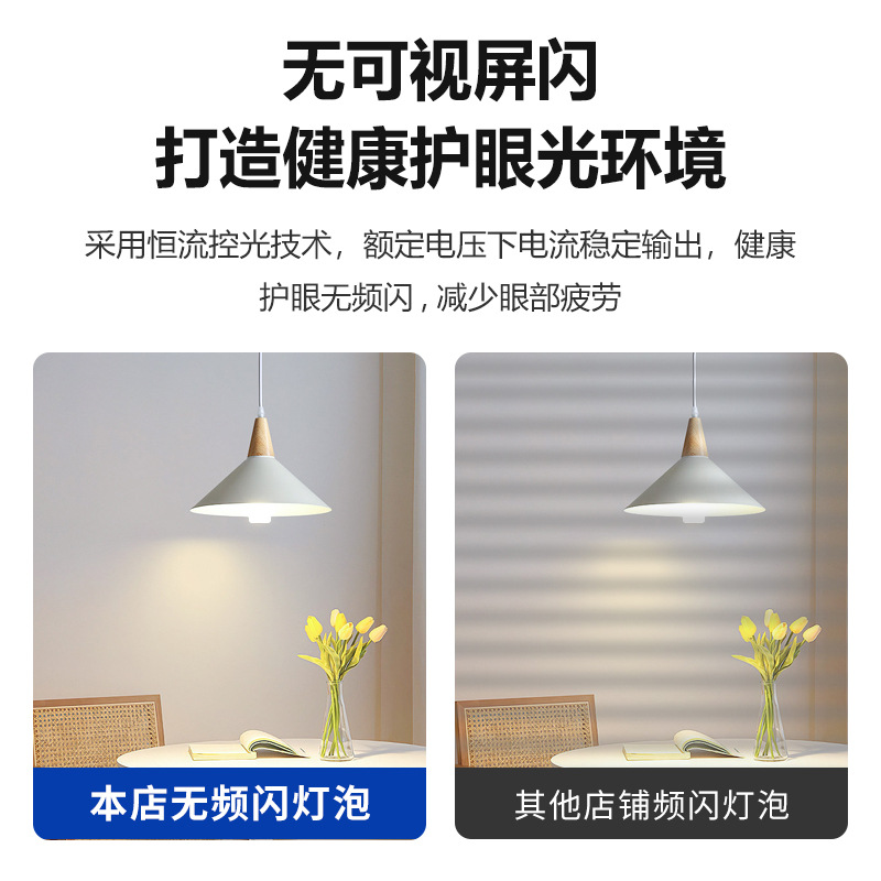 Manufacturer Wholesale Household Led Energy-Saving Lamp E27 Screw Bulb Indoor Lighting Super Bright Bedroom Lamp High Power Bulb