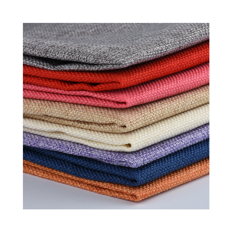 Source manufacturers spot supply 1200D imitation linen bag cotton linen polyester imitation linen storage fabric