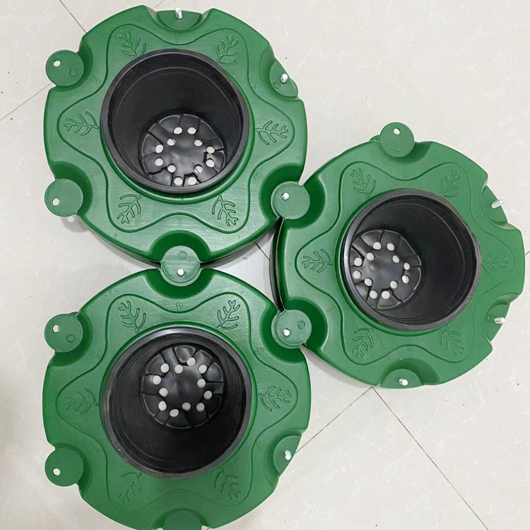 Round floating island factory wholesale artificial ecological floating island water planting floating bed Greening ecological landscape round floating island