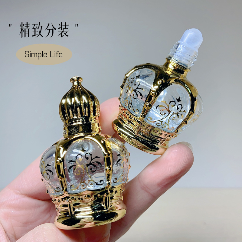 Perfume Bottle Walking Bead Bottle Essence Oil Bottle Avoidance Ball Bottling Small Sample Bottle Empty Bottle Portable Travel Bottling Small Bottle