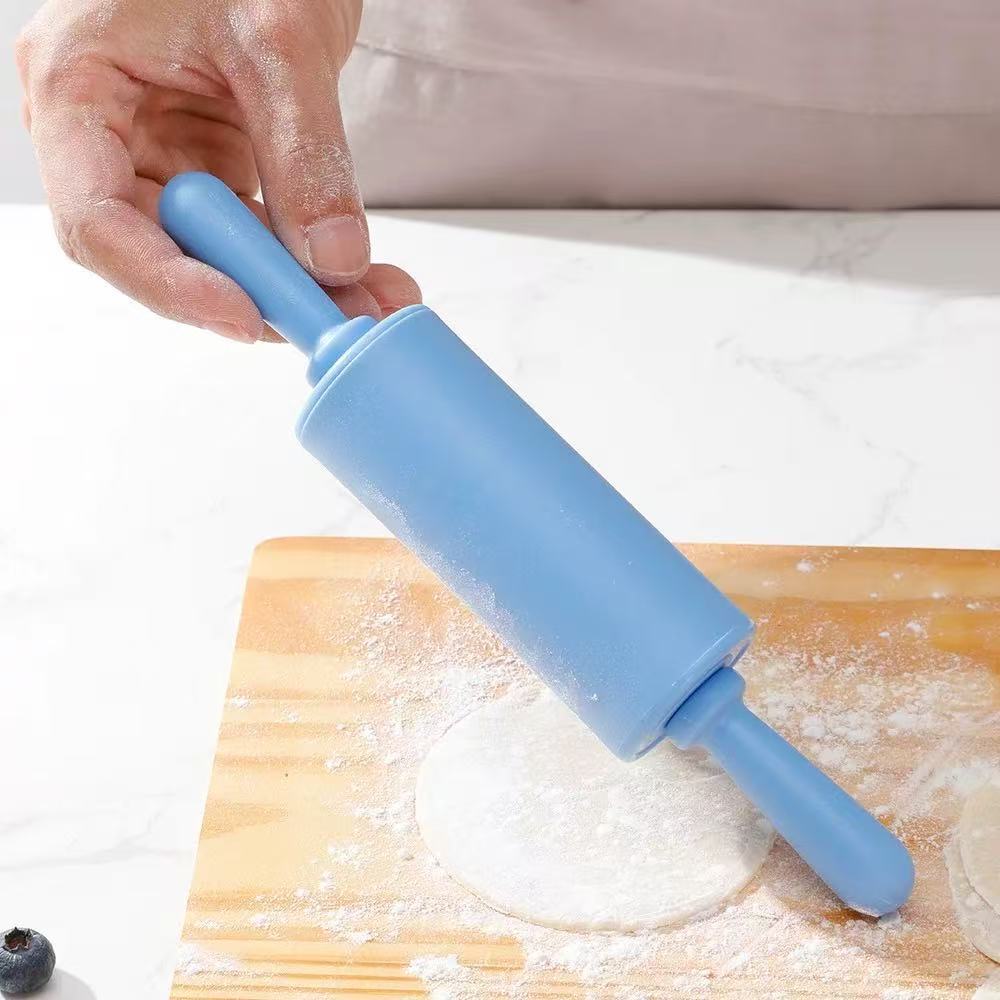 in stock PP Plastic small size Rolling Pin Children's Rolling Pin Rolling Pin Pole Kitchen Baking Tool