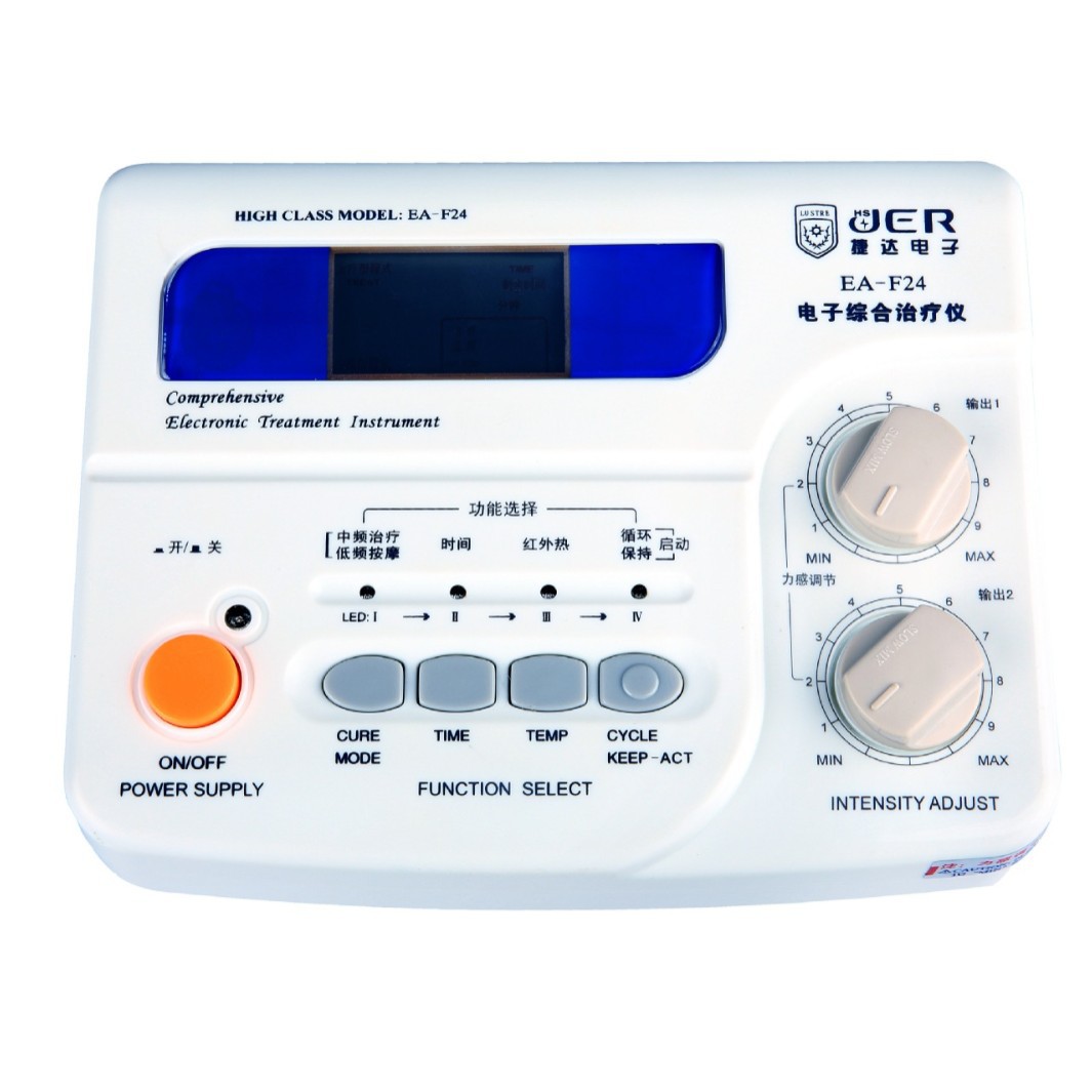 Электротерапевтический массажер Ea-F24, цифровой комплексный терапевтический прибор, многофункциональный массажер