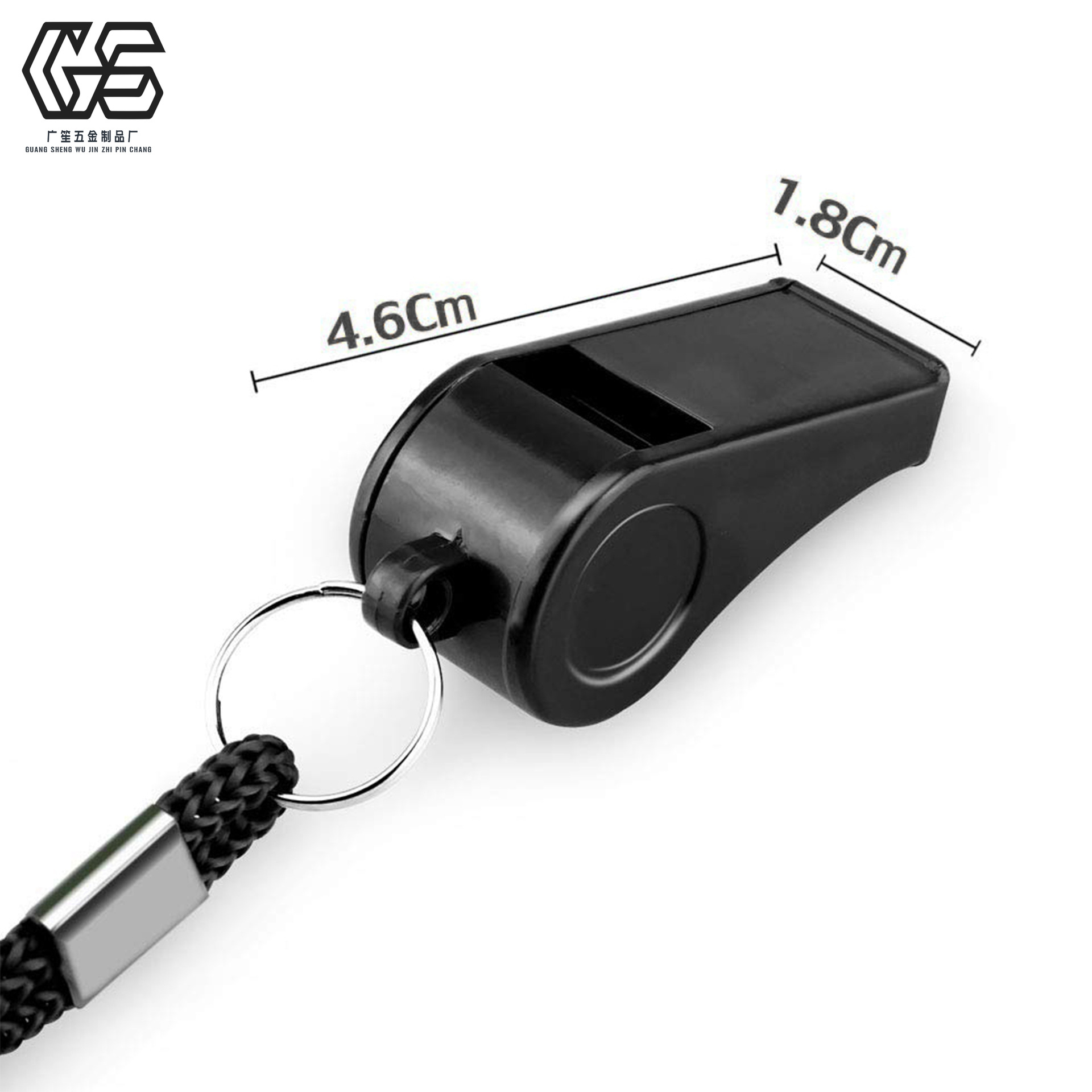 Wholesale high quality ABS plastic whistle color whistle cheer whistle football whistle referee whistle