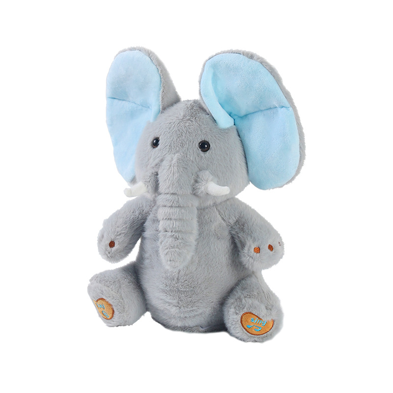 Peek-A-Boo Elephant Newborn Baby Training to Raise Head Small Month-Old Baby Toy 0 to 6 Months Kidsren's Gift