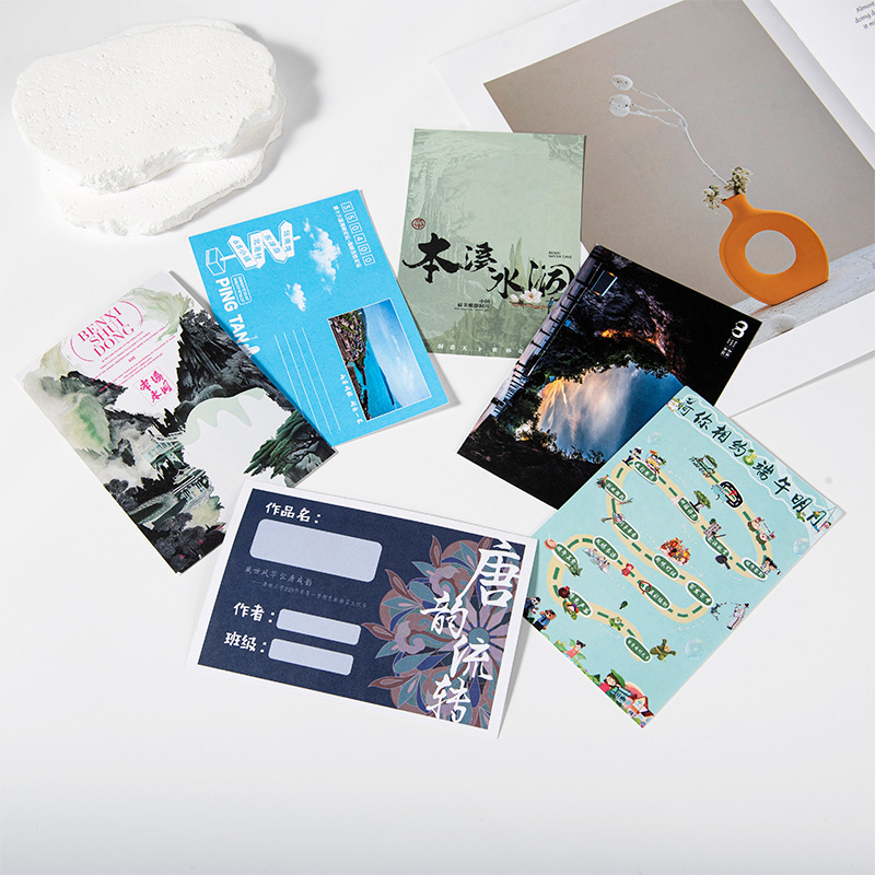 Pearl Postcards, Custom Wedding Greeting Cards, Pearl Paper Small Cards, Printing of High-End Folded Paper Cards, Custom Thank You Cards