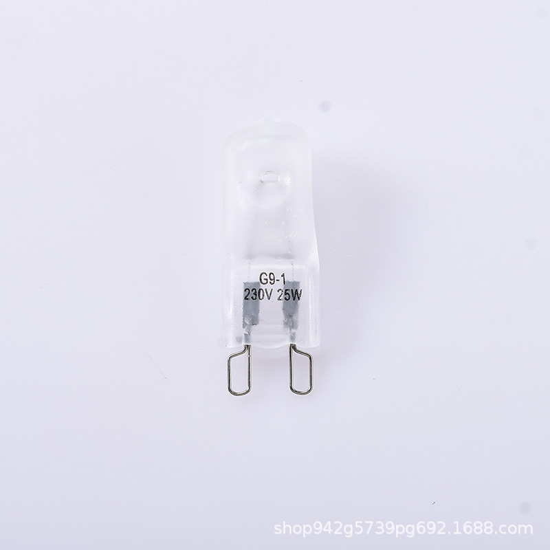 Factory supply warm light G9 quartz halogen lamp bead, oven bulb, halogen bulb transparent halogen lamp