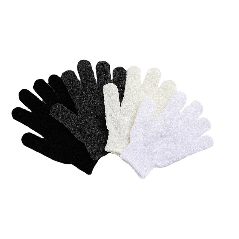 Foreign Trade New Daily Five-finger Bath Gloves Artifact Household Thickened Skin-friendly Exfoliating Nylon Bath Back Towel