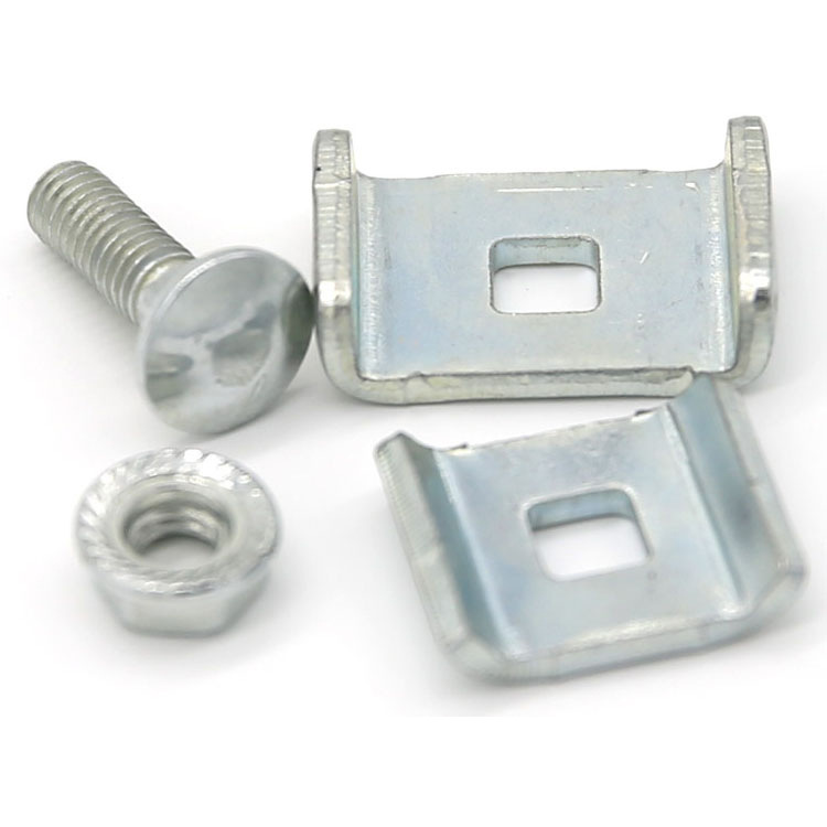 Factory Direct Sales Mesh Bridge Connector Buckle Carbon Steel Stainless Steel Idc Computer Room Wiring Rack Buckle Lock Accessories