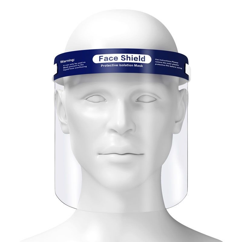 Protective Mask Medical Special Face Screen Head-mounted High-definition Protective Mask PET Double-sided Anti-fog Transparent Mask