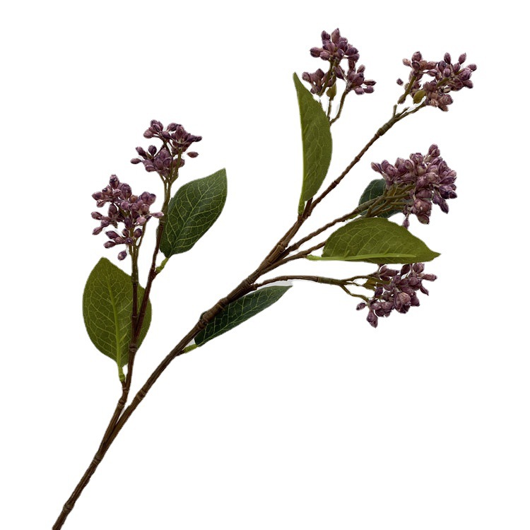 Octagonal fruit multi-head White Pearl fruit living room decoration rice fruit flower arrangement matching wedding props Flower floral