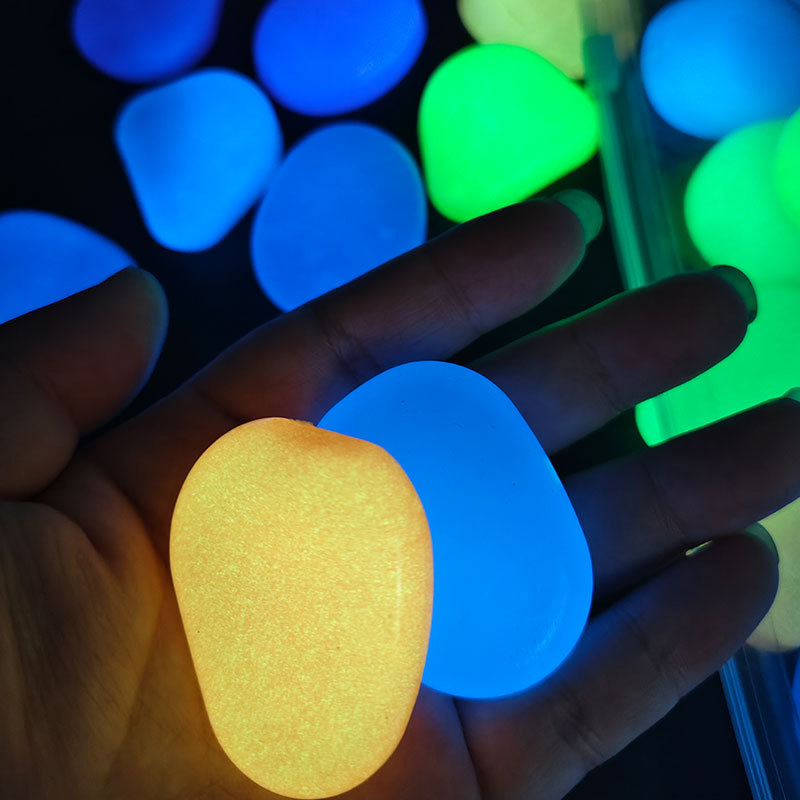 4.5см крупный цветной светящийся камень для садоводства и аквариумного ландшафта, 15г искусственный светящийся камень оптом