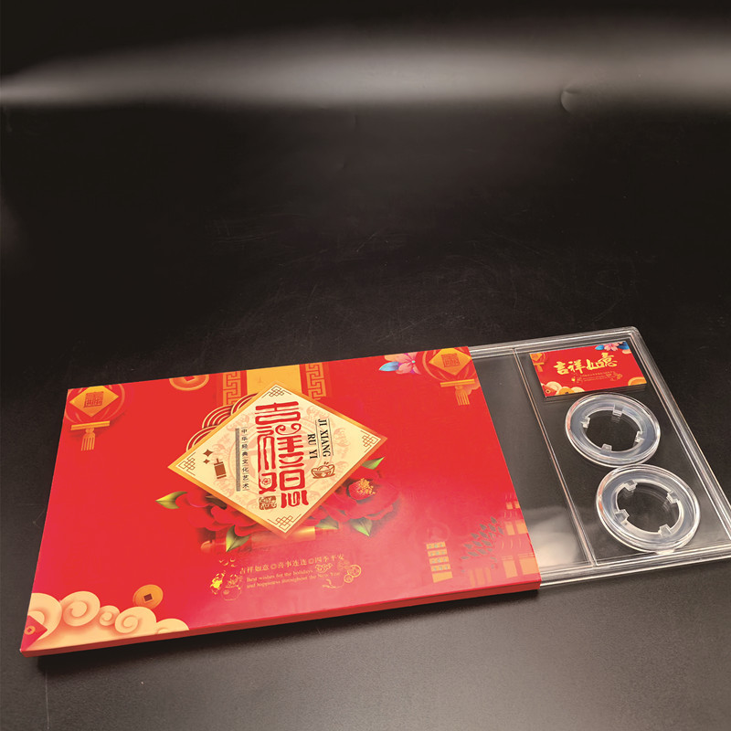 2026 Year of the Horse 2 Coins 2 Banknotes Gift Box 2 27mm Commemorative Coins + 2 Horse Banknotes Collection Box Display Set