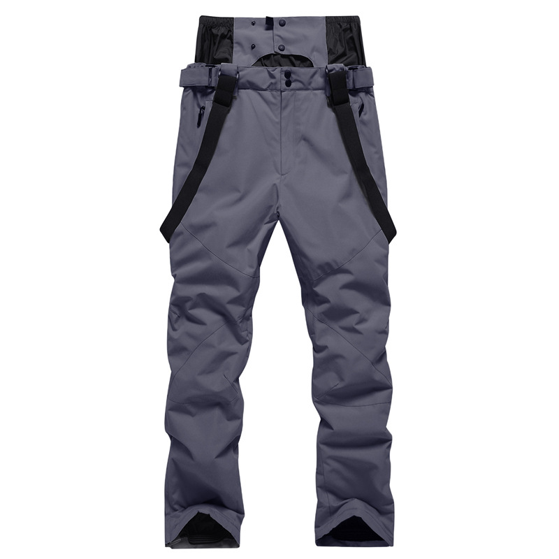 2022 new ski pants men's and women's plus size warm veneer double waterproof windproof pants e-commerce support a generation of hair