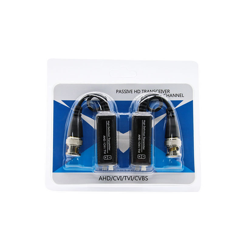 Cross-Border Hot Selling Passive Twisted Pair Transmitter Monitoring Video Signal Transmitter 1080Pvideobalun