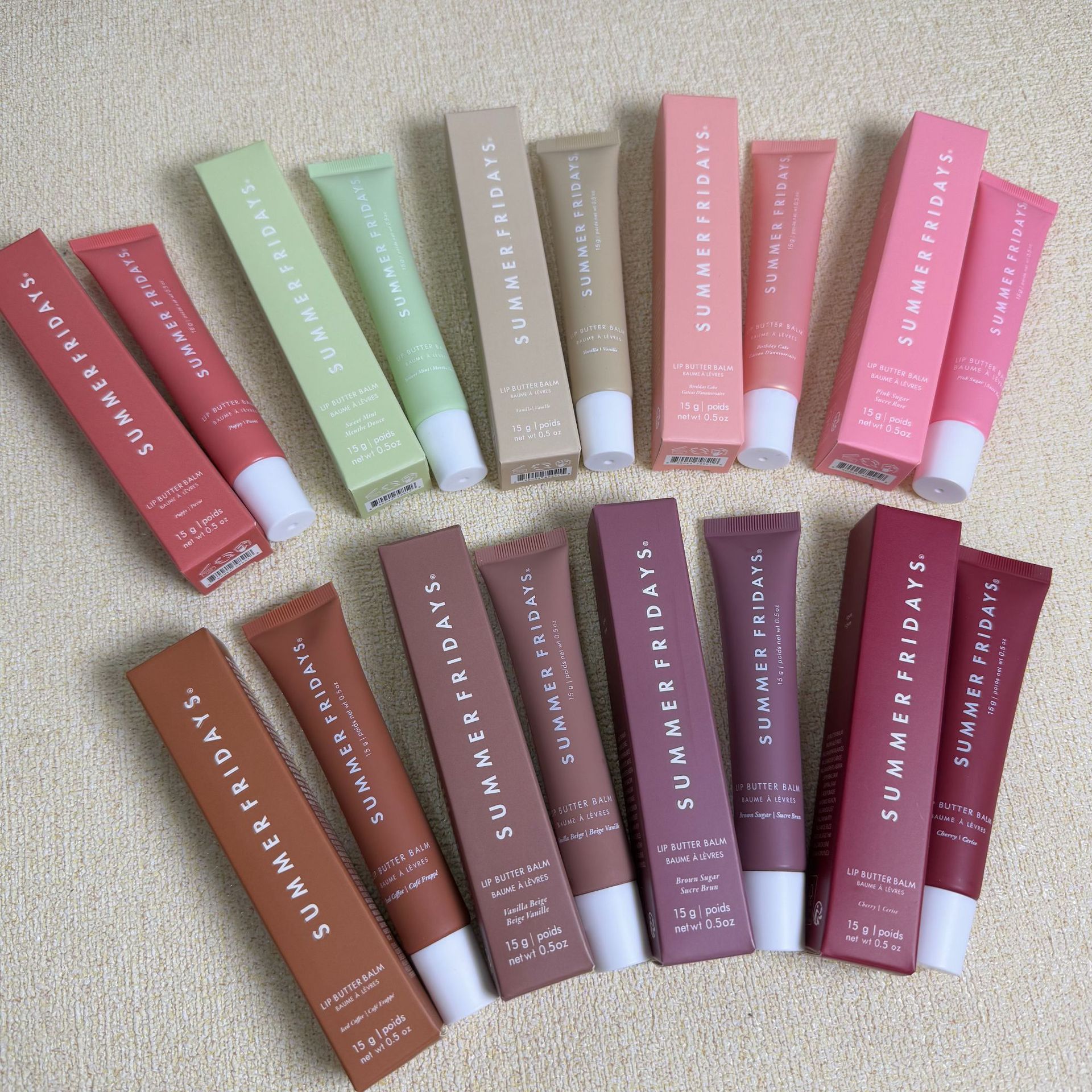 American Summerfridays Lip Mask Lip Gloss Lip Balm Lip Oil Moisturizing Shiny Lip Balm 15Glip Balm