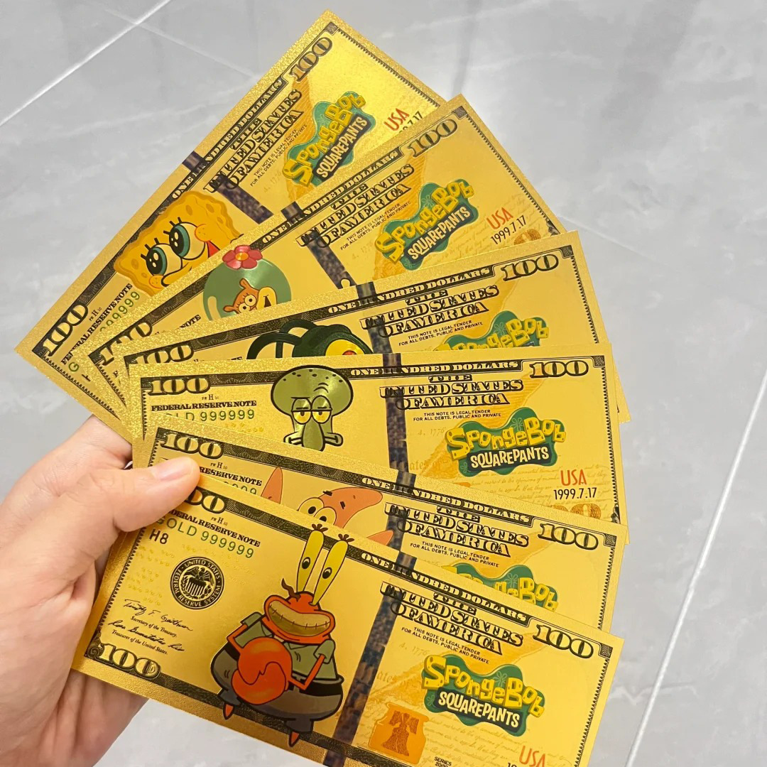 Twelve Zodiac Signs Year of the Horse Pet Plastic Imitation Gold Banknote Customized Gold Foil Business Card Membership Card Red Envelope Red Envelope Binding