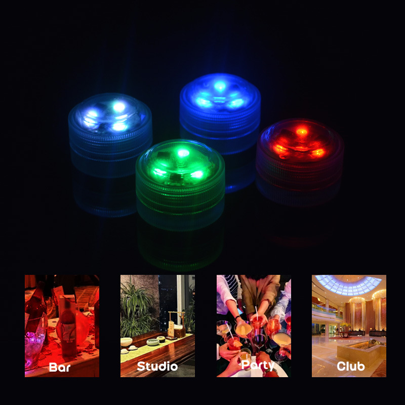Gccul Certified Led Pool Light Colorful Remote Control Small Diving Light Ip68 Waterproof Landscape Knob Underwater Light