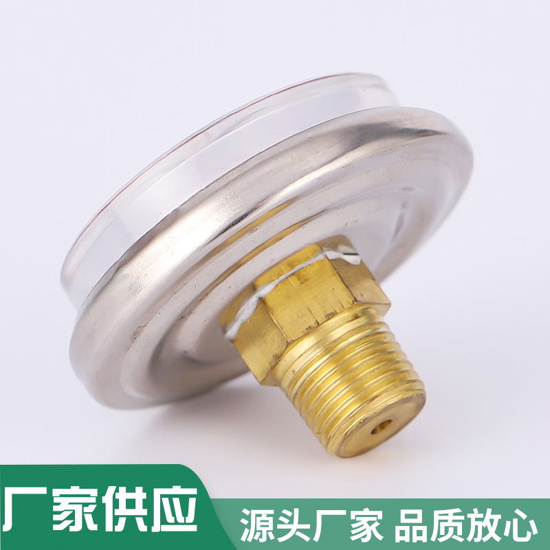 Dry Ice Fire Extinguisher Spring Pressure Gauge Stainless Steel Fire Equipment Accessories Indicator Gauge Digital Pointer Gauge Manufacturer