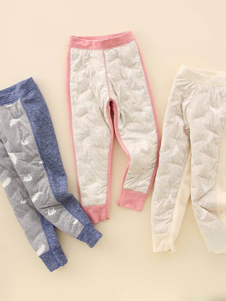 New National Standard 90 White Duck down Kidsren's down Thermal Pants 2025 New Boys and Girls down Pants with High down Filling