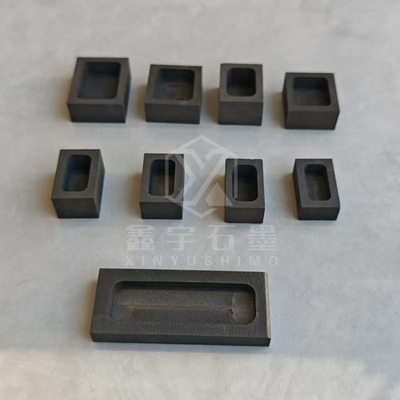 Manufacturer Graphite Small Trough High Temperature Resistant Mold Gold and Silver Bar Casting Graphite Trough Easy to Release Small Graphite Oil Trough