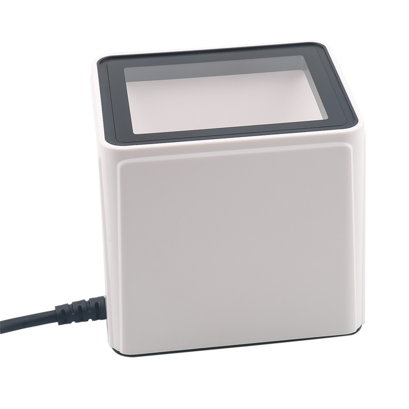 Wireless Bluetooth QR code scanning box supermarket collection box payment small white box medical insurance two-dimensional payment box QR code scanning Pier