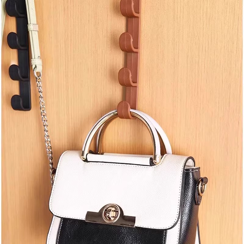 Cabinet Door Wardrobe Door Hook Door Rear Punch-free Door Door Door Back Wall-mounted Finishing Hanger Storage Hanging Hook