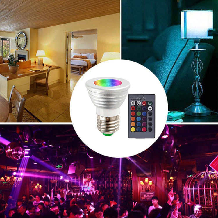 Ledrgb5W Remote Control Light Cup Colorful Spotlight Rgbwgu10 Constant Current Power Supply with Memory and Remote Control Super Bright