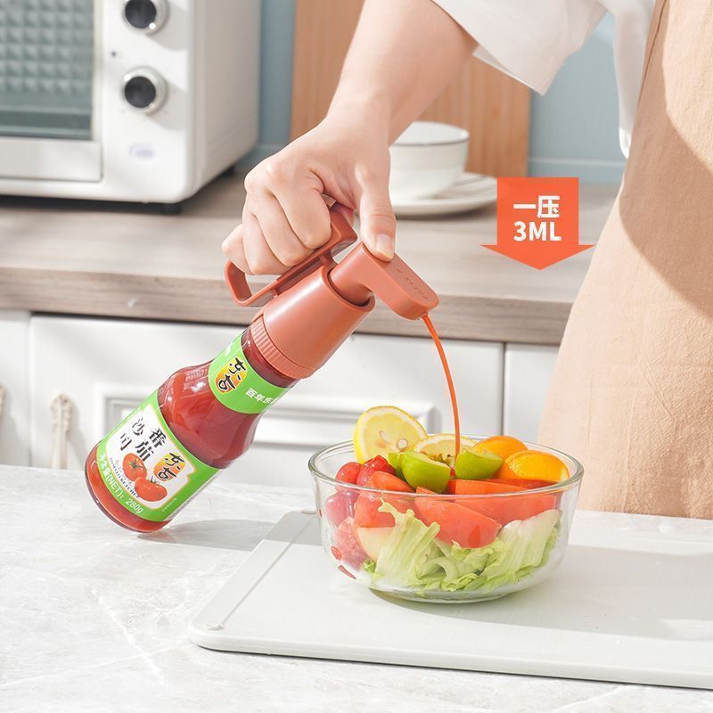 [Newcomers Enjoy 0.01] Oyster Sauce Bottle Nozzle Squeeze Oil Consumption Oil Bottle Squeezer Universal Push-Type Pump Head Nozzle