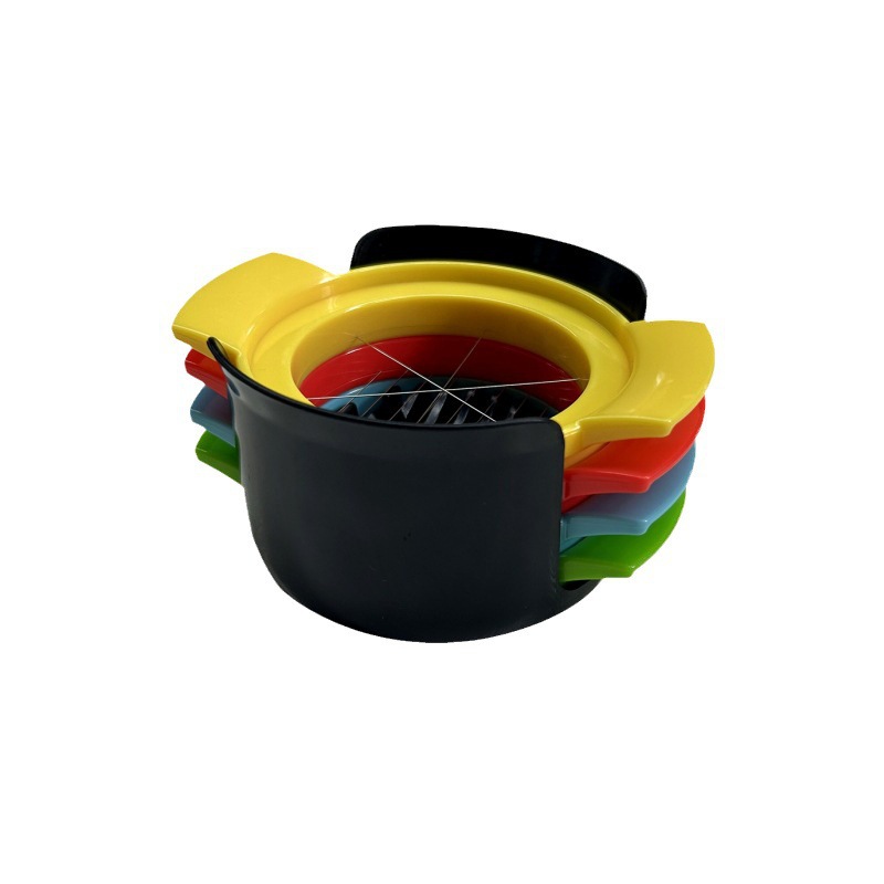 Cross-Border Popular Egg Slicer Stainless Steel Multifunctional Household Preserved Egg Slicer Divider Egg Slicer