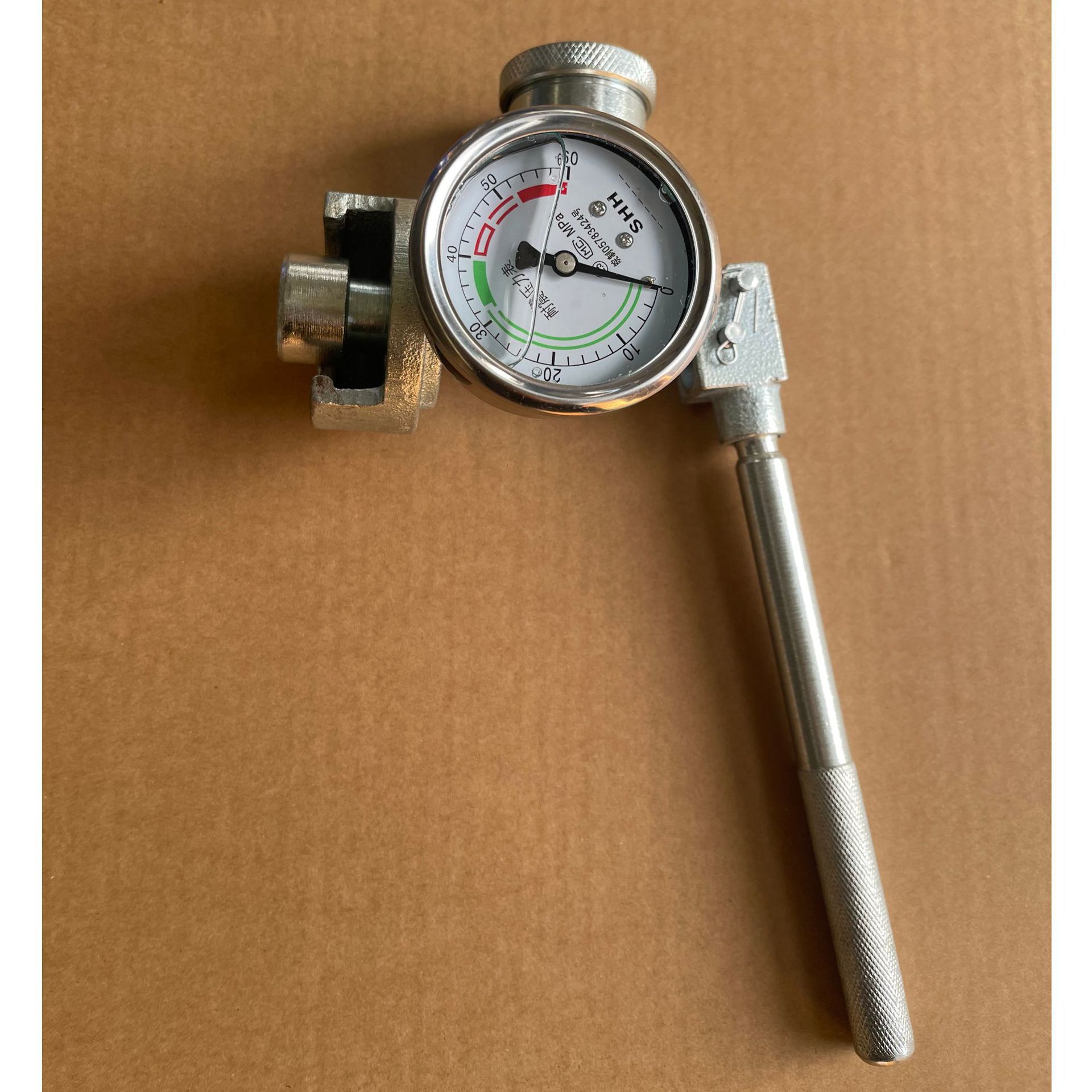 Sy-40 Single-Pillar Pressure Gauge Mining Pressure Gauge Column Dynamometer Manual Supercharged Handheld Dynamometer