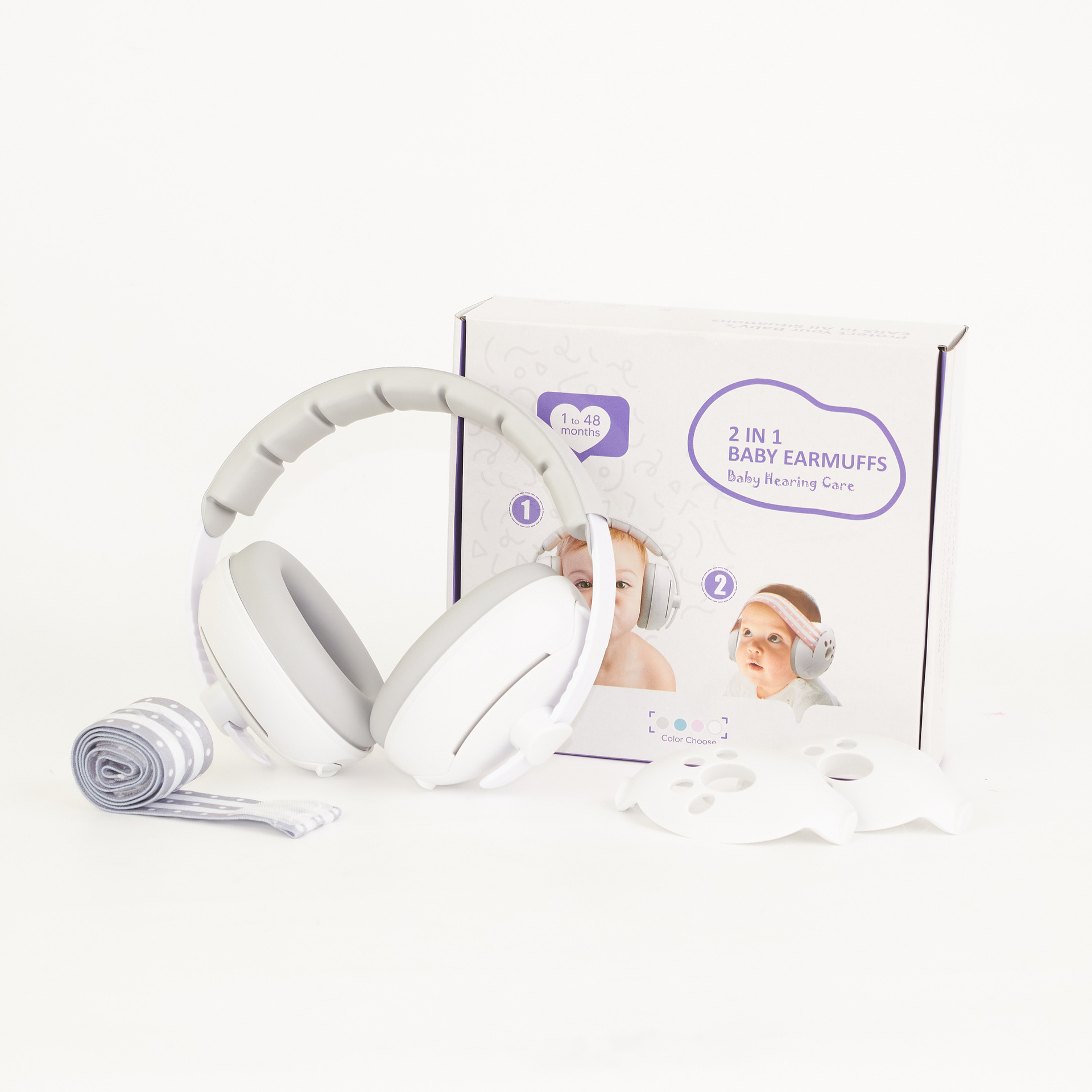 Soundproof Earmuffs for Children, Infants, Toddlers, Anti-Noise Sleep, Children, Infants, Protective, Noise Reduction, Mute Earmuffs