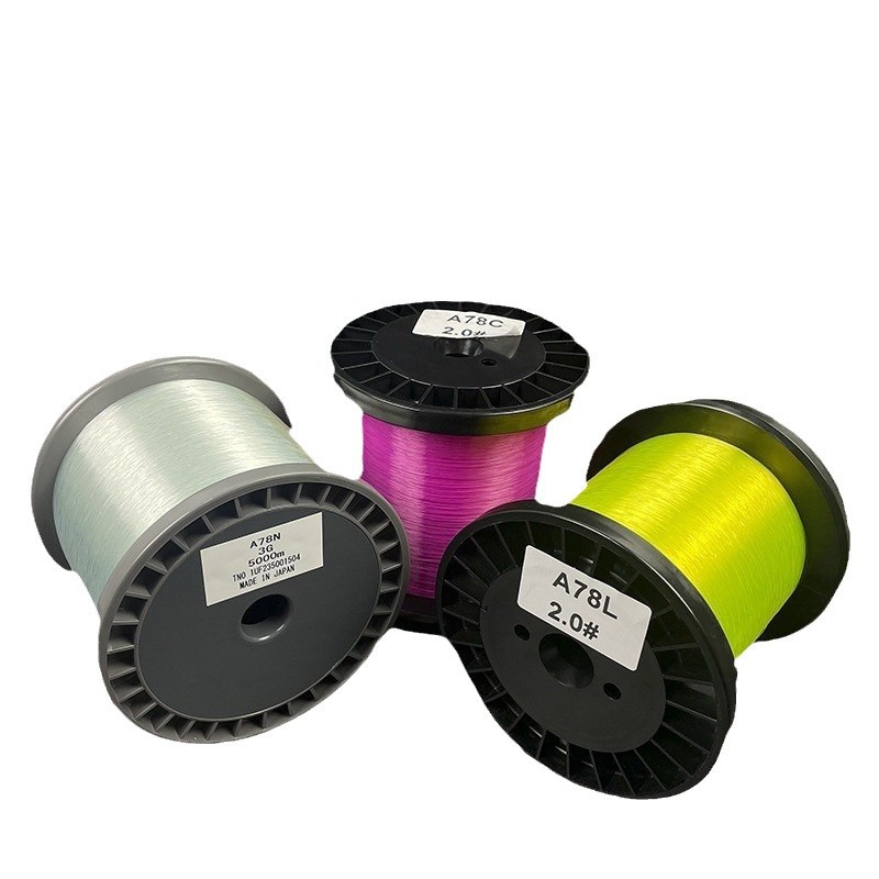 Japan Toray Raw Silk Fishing Line A78C/A90W Nylon Line Bulk Black Pit Competitive Fishing Main Line and Sub-Line Wholesale