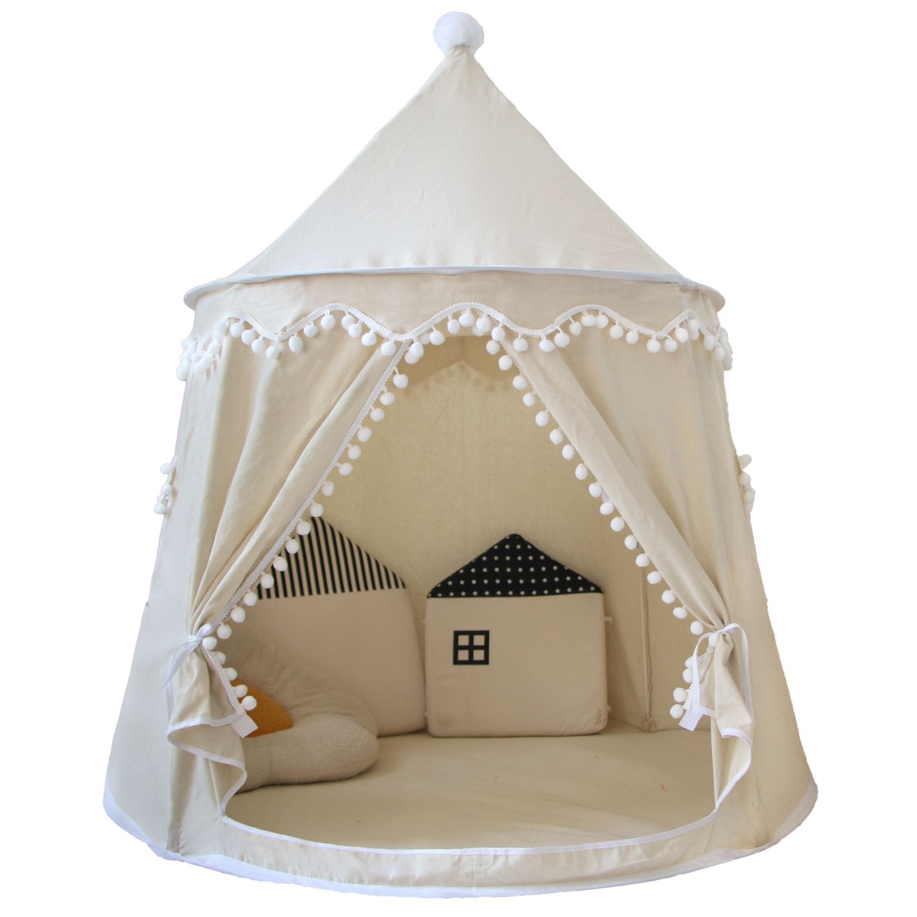 Indoor Kidsren's Tent Game House Home Baby Castle Small House Boys and Girls Foldableable Yurt Toy House