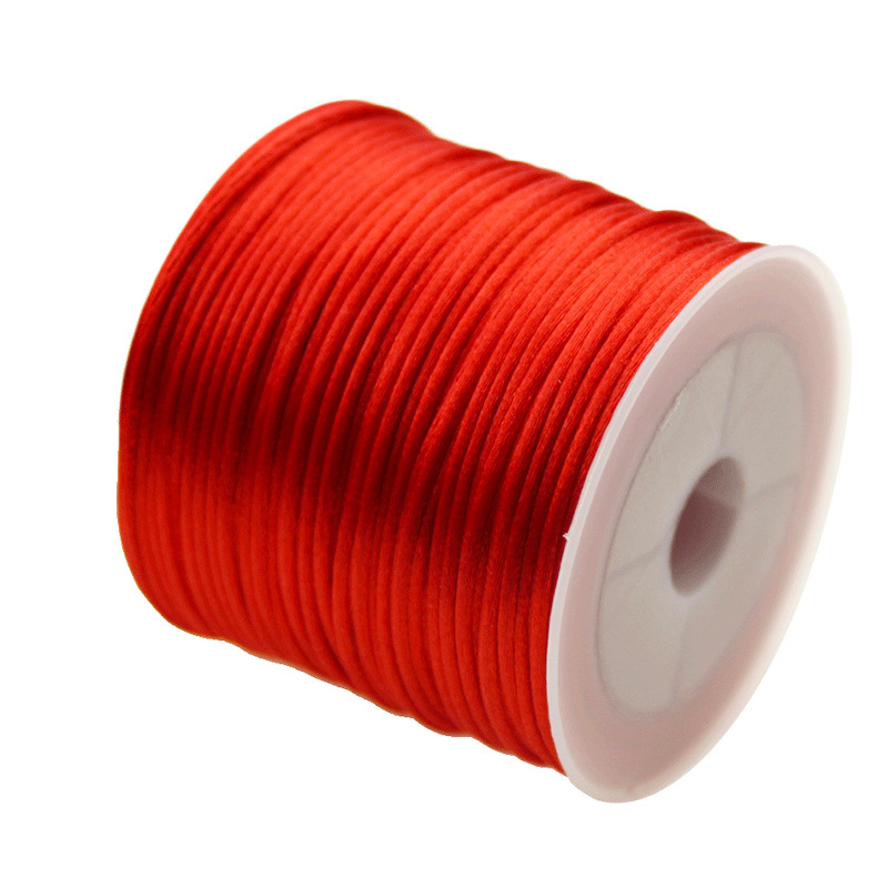 Red Line Rope No.7 Braided Line DIY Hand Braided Bracelet Jewelry Line Baby Pendant Diamond Knot Braided Hand Rope